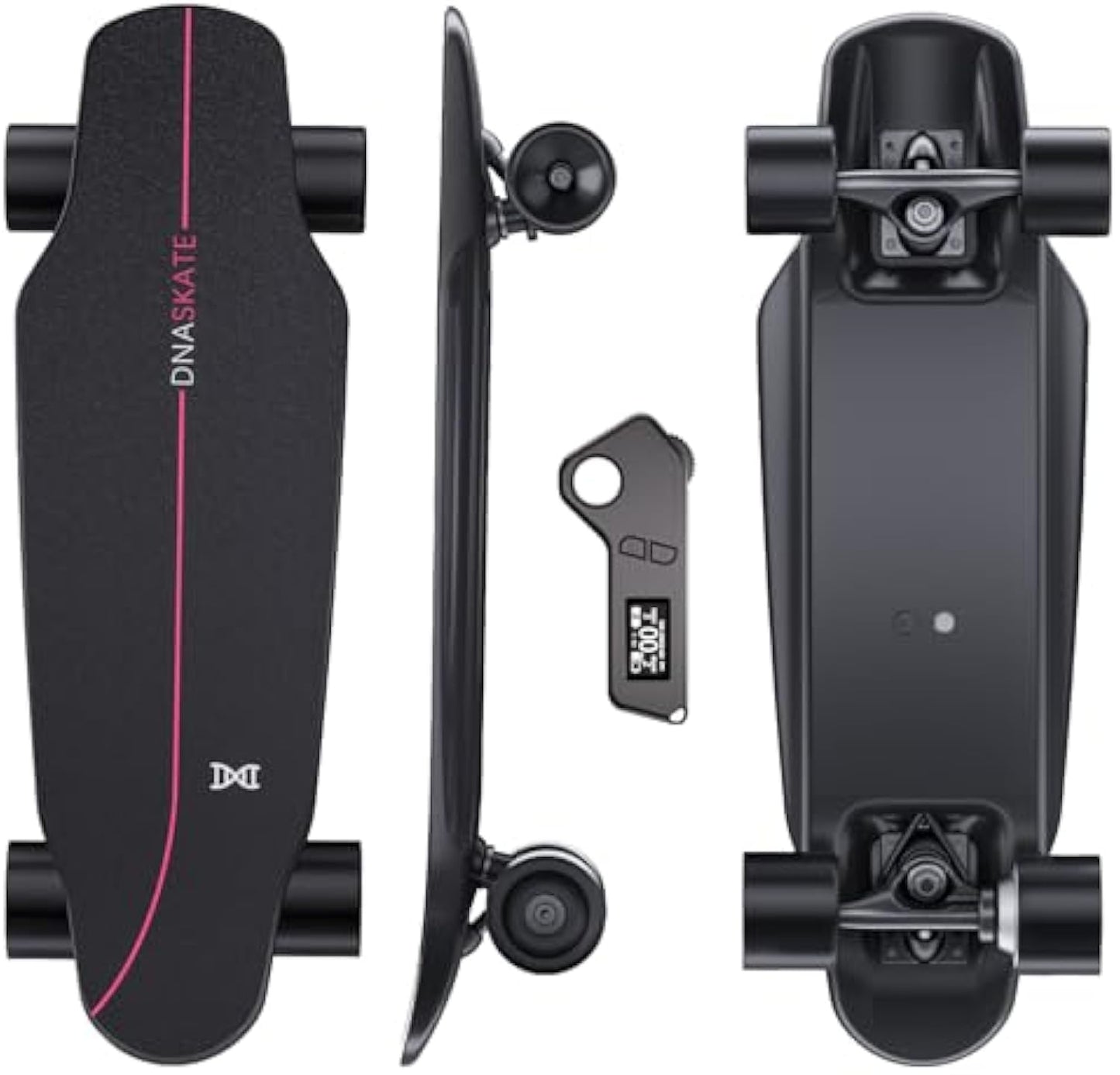 M8 Electric Skateboard with Remote, 15/22Mph Top Speed,9/15/Miles Range,400/800W Hub-Motor, Skateboard for Adults &Teens